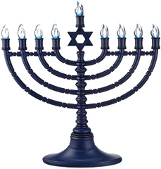 Hanukkah Transparent Background - Menorah For Hanukkah Png