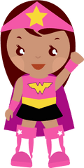 Superhero Printables Girl Party - Girl Superhero Clip Art Png