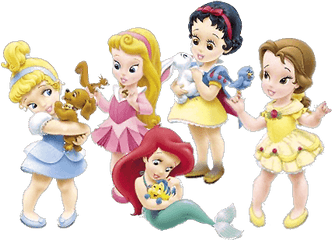 Baby Disney Princess Png 5 Image - Princesas De Disney Bebes