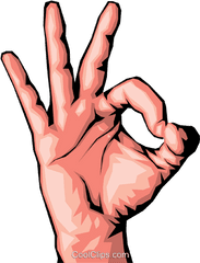 Clipart Transparent Ok Sign - Sinal De Ok Com As Maos Png