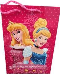 Barbie Princess Png - Disney Princesses Gift Bag Fuchsia Disney Princess