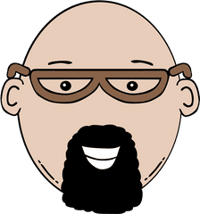 Man Clipart Father Face - Man Face Cartoon 671x720 Png Goatee Clipart