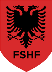 National Football Team Logo Crest - Albanian Flag Png