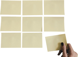 Yellow Sticky Notes Square Transparent - Paper Png