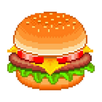 King Art Food Cheeseburger Fast Burger Hamburger - Free PNG