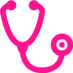 Stethoscope Clipart 2 - Stethoscope Icon Black And White Png