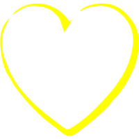 Yellow Heart Transparent Image - Free PNG