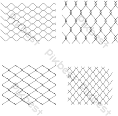 Silver Metal Barbed Wire Png Images Ai Free Download - Pikbest Pagar Kawat Vector