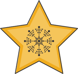 Christmas Star Icon - Dot Png