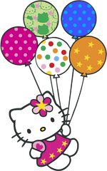 Hello Kitty Balloons Logo Vector Graphic - Hello Kitty Happy Frame Hello Kitty Png