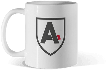 Official Anarchy Logo White Mug By Anarchyhd Design Humans - Mug Png