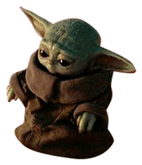 Sticker Maker - Baby Yoda Doing Cocaine Png