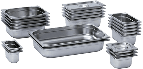 Gastronorm Pans - Container Stainless Steel Square Pan Png
