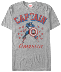 Vintage Captain America T - Shirt N64 Logo T Shirt Png