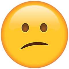 Confused Face Emoji Free Icon - Free PNG