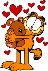 Personagens De Desenhos Animados - Garfield Bff Png