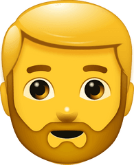 Beard Man Emoji Free Icon HQ - Free PNG