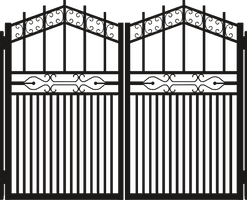 Steel Gate Black Free Download PNG HQ