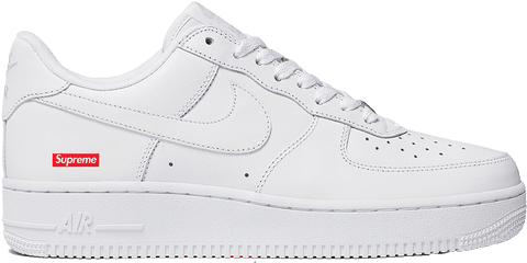 Supreme X Nike Air Force 1 Low U0027box Logou0027 White - Air Force Supreme Png