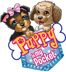 2016 Series Puppy In My Pocket Puppies With Clip - Puppy In My Pocket Png