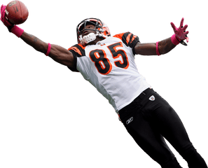 Nfl Football Players Wallpaper - Football Players Catching A Football Png