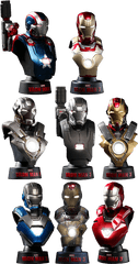 Sideshow Collectibles - Hot Toys Iron Man Mini Bust Png