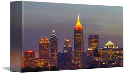 Atlanta Skyline 2005 By John Hudson - Skyscraper Png