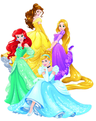 Belle Disney Princess Pocahontas - Transparent Background Disney Princesses Clipart Png
