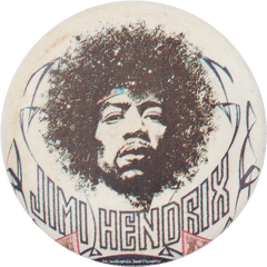 Jimi Hendrix - Jimi Hendrix Button Png