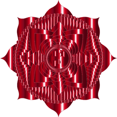 Prismatic Lotus Mandala Line Art 7 Free Svg - Illustration Png