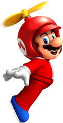 Propeller Mario - Super Mario Wiki The Mario Encyclopedia New Super Mario Bros Wii Mario Png