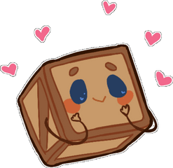 Markiplier Tinyboxtim Cute Sticker By M E S - Tiny Box Tim Gif Png