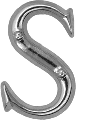 Letter S Pin Silver - Godertme Silver Letter S Png