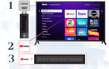 Watching Online Broadcasts - Sun Valley Music Festival Programas Para El Roku De Peliculas Gratis Png
