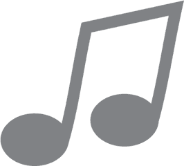 Double 8th Note Symbol - 2 Eighth Note Music Symbol Png