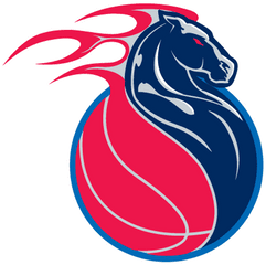 Detroit Pistons Older Alternate Logo - Detroit Pistons Horse Logo Png