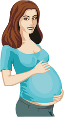 Pregnancy Woman Clip Art - Pregnant Wome 1177939 Png Pregnant Woman Clipart Png