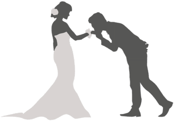 Transparent Png Svg Vector File - Transparent Bride Png White Silhouette