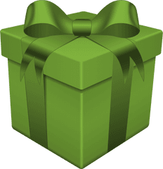 Download Gift Box Transparent Png Clip Art Gallery - Green Surprise Gift Png In Green