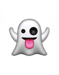 Emoji Ghost Geist Snapchat Freetoedit - Ghost Emoji Png