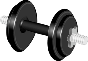 Vector Dumbbells Fitness Free Transparent Image HD - Free PNG