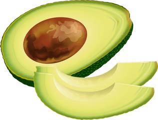 Cliparts Download Free Clip Art - Transparent Background Avocado Clipart Png