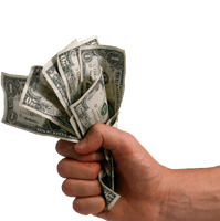 Money Dollars Coin Holding Hand HQ Image Free PNG