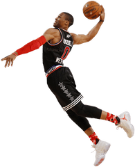 Russell Westbrook Dunk Png Transparent - Russell Westbrook Dunk Png