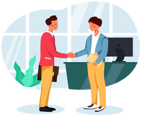 Best Free Business Deal Illustration Download In Png - Conversation