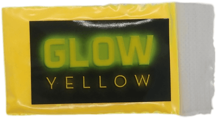 Yellow Glow Powder For Epoxy Resin - Label Png