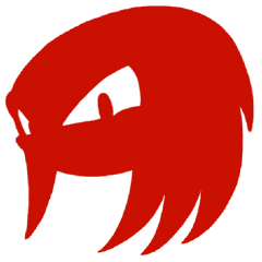 Sonic The Hedgehog Silhouette - Knuckles Logo Sonic Png