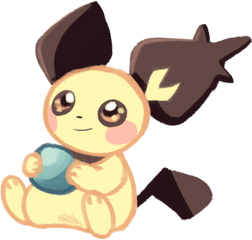 Pichu - Cartoon Full Size Png Download Seekpng Happy