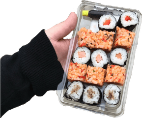 Niche Png Pngs Sushi Lunch Food Fish Hold - California Roll