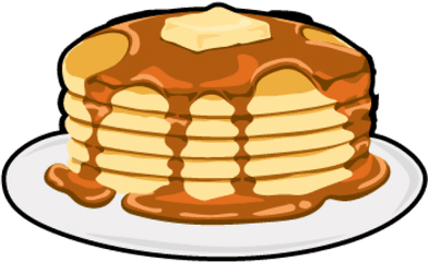 Pancake Clipart Transparent Background - Transparent Background Pancake Clipart Png